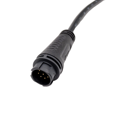 M16 series 8pin male plug(Push lock type, Overmolded 180°)