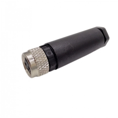M8 series 3pins female plug for field installation