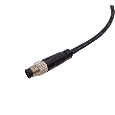 M8 series 6pins male connector overmolded with cable