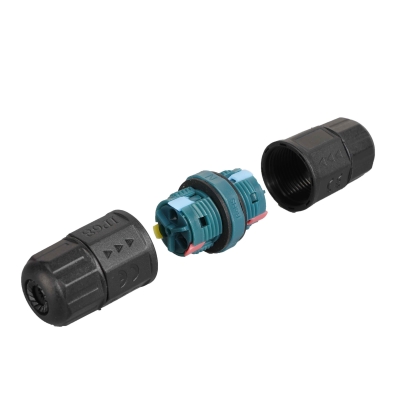 IP68 waterproof M20 3ways wires crimping-in jointer connector